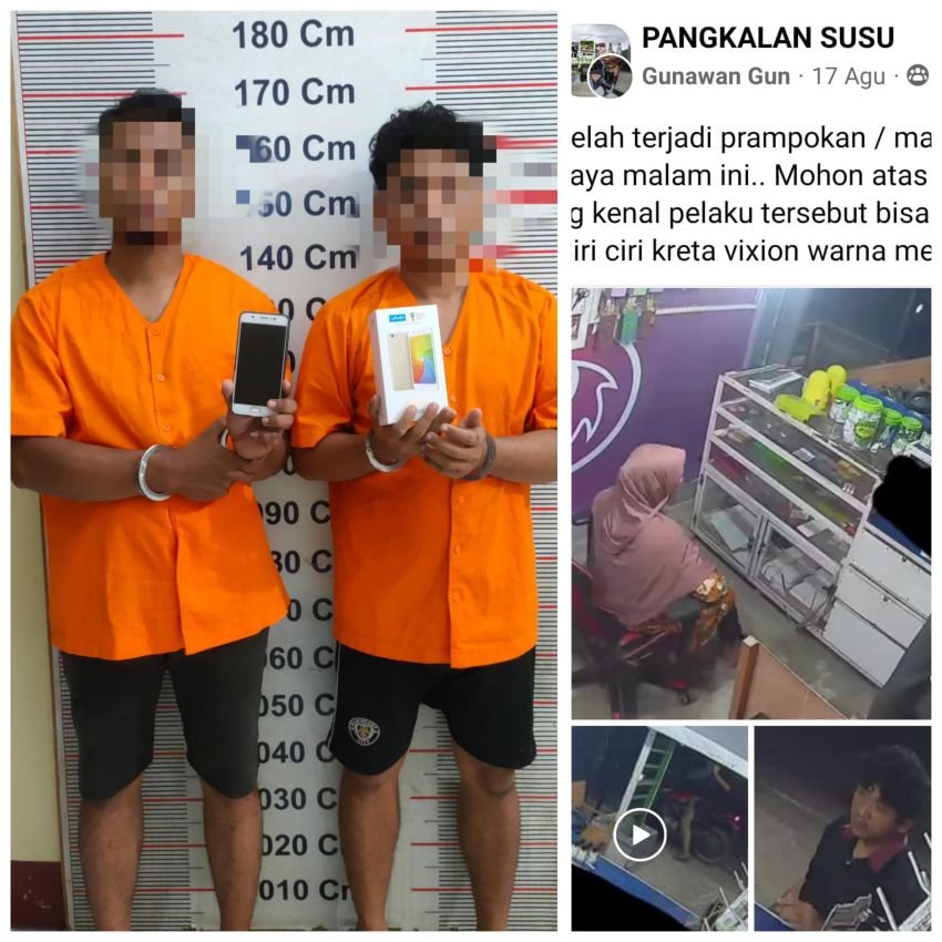 Dua Pelaku Perampasan Handphone di Langkat Diringkus Polisi Usai Video Aksinya Viral