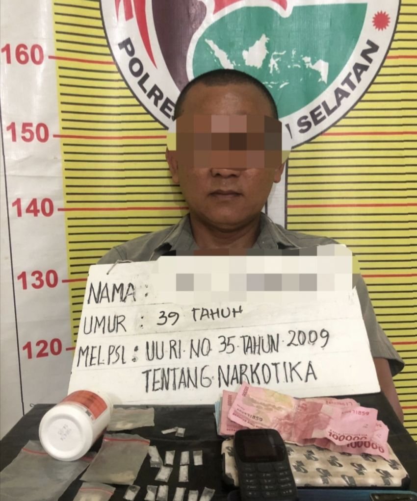 Satres Narkoba Polres Tapsel Amankan Terduga Bandar Sabu
