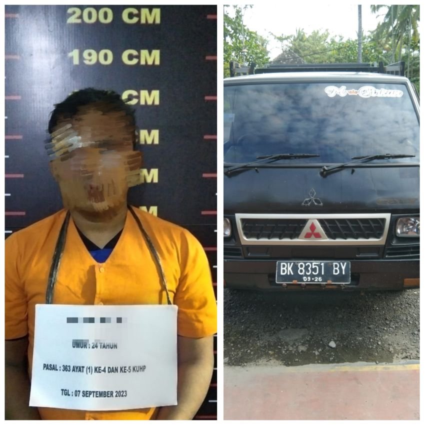 Pelaku Pencurian Mobil di Langkat Tabrak Warga Hingga Luka