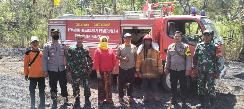 2,6 Hektar Lahan Kosong di Pamekasan Terbakar