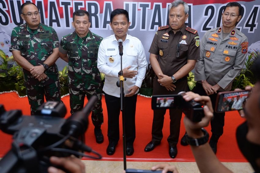 Pemprov Sumut dan Kabupaten/Kota Sepakat Bersama Danai Pilkada Serentak 2024