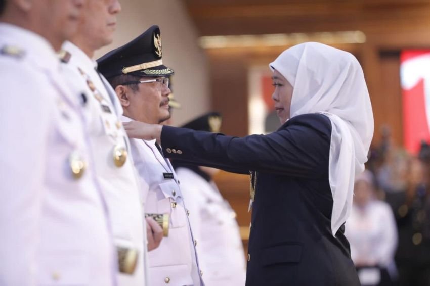 13 Penjabat Kepala Daerah di Jatim Dilantik, Gubernur Jatim Minta Segara Lakukan Kordinasi