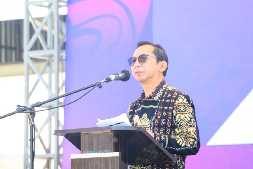 Pj Gubernur NTT Ayodhia Hadiri Peresmian Terminal Barang Internasional Motaain, Ini Harapannya