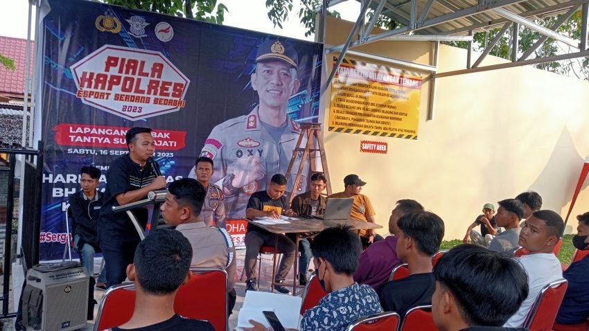45 Tim Ramaikan Turnamen E-Sport Piala Kapolres Sergai Dalam Rangka HUT Lantas ke-68