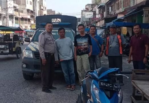 Berantas Peredaran Narkoba, Personel Samapta Polsek Kualuh Hulu Patroli Dialogis