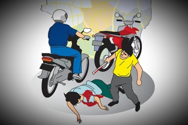 IRT di Probolinggo Dibacok Begal, Sepeda Motor Raib, Korban Kritis