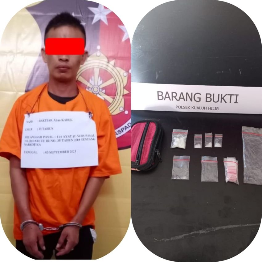 Polsek Kualuh Hilir Tangkap Pengedar Narkoba di Leidong