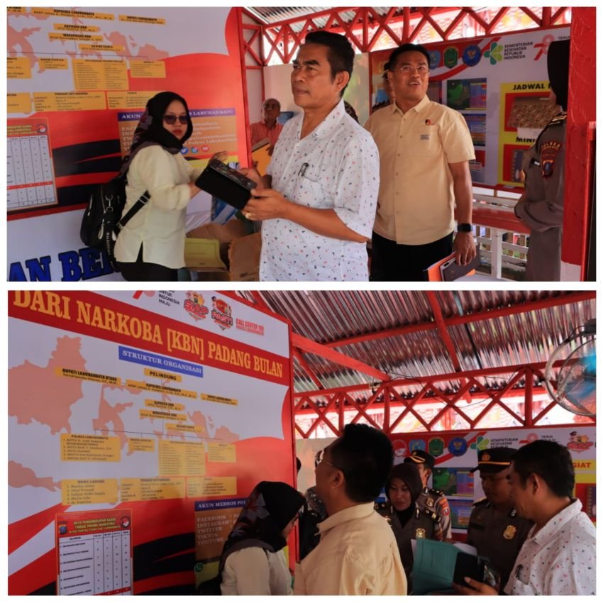 Tim Polda Sumut Lakukan Penilaian Kampung Bebas dari Narkoba Polres Labuhanbatu