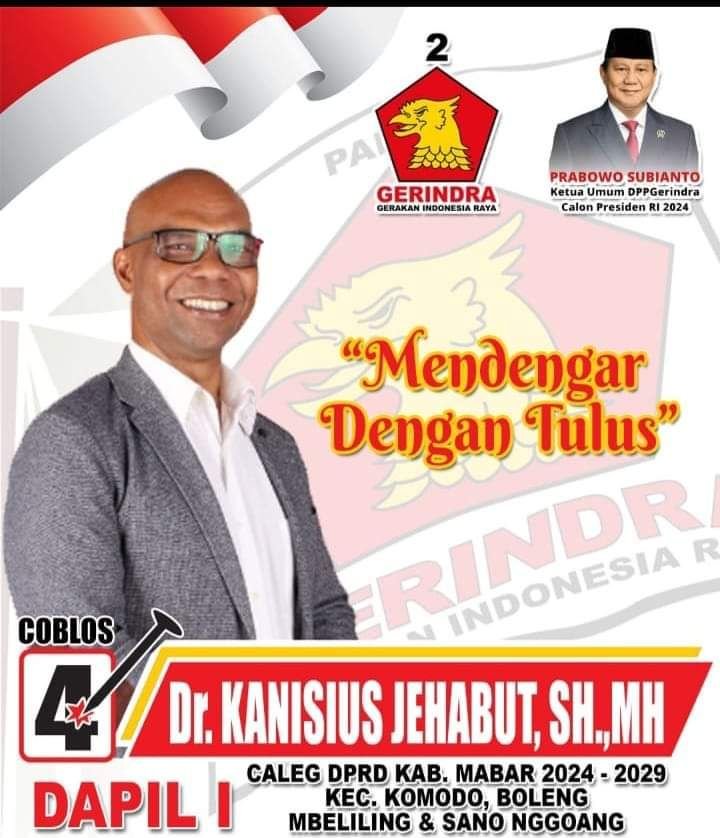 Diarak Ronda dan Teriakan Siap Menang, Dr. Kanis Jehabut Melangkah ke Kursi DPRD Manggarai Barat