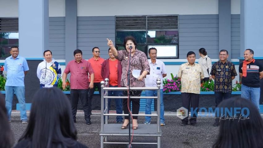 Bupati Lepas Peserta Pesparani Kabupaten Karo Tahun 2023