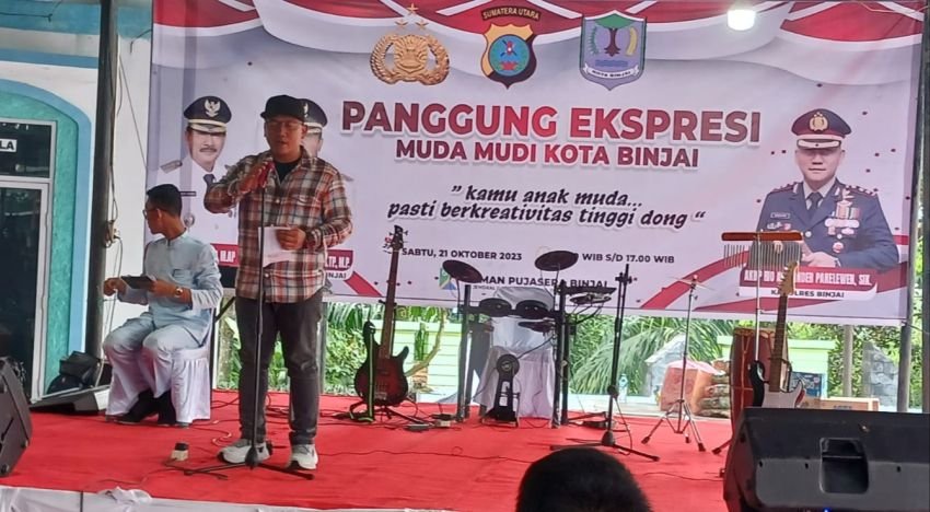Panggung Ekspresi Kapolres Binjai Sukses Digelar, Kaula Muda Sambut Hangat Kegiatan