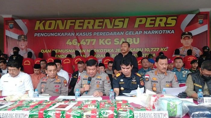 46 Kg Sabu dan 11 Kurir Ditangkap Satres Narkoba Polresta Barelang