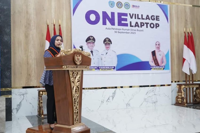 Perkuat Transformasi Digital, Bunda PAUD Labuhanbatu Canangkan One Village One Laptop