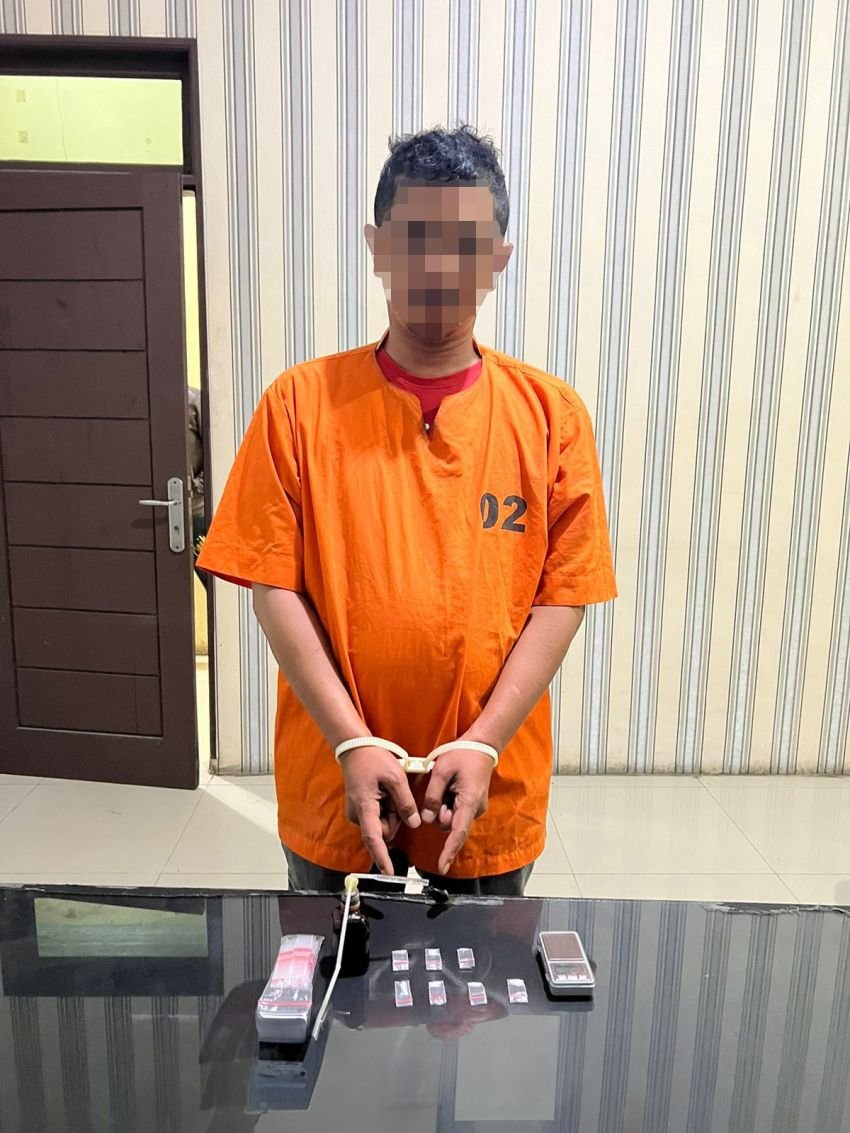 Agen Sabu Kabanjahe Masuk Penjara, Sejumlah Barang Bukti Disita