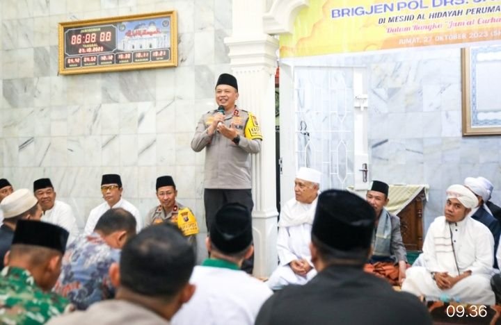 Jumat Curhat: Kapolda Sumut Ajak Warga Sukseskan Pemilu Damai