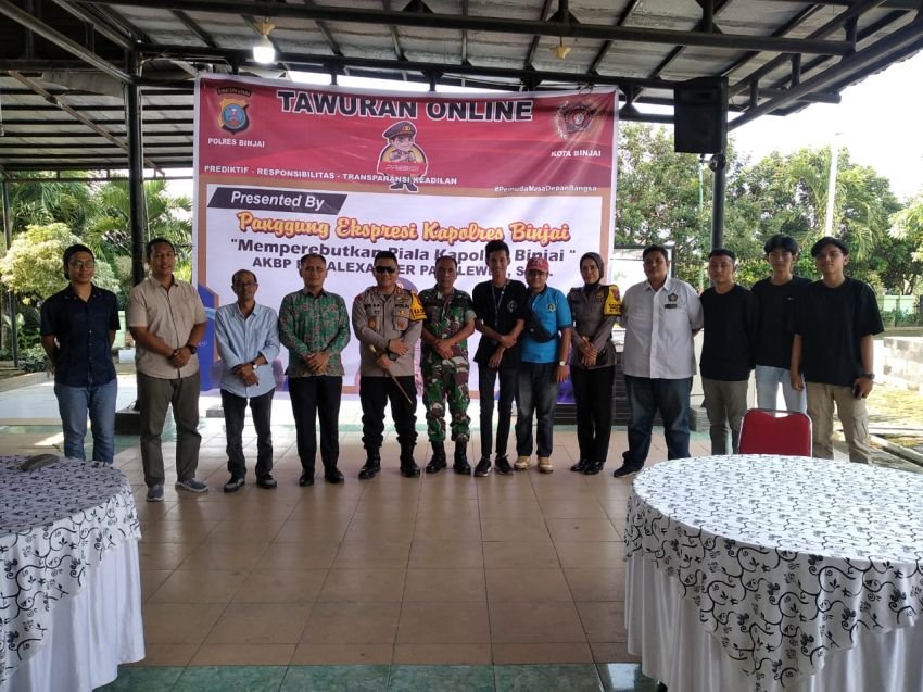 Turnamen Game Mobile Legends Piala Kapolres Binjai Resmi Dibuka