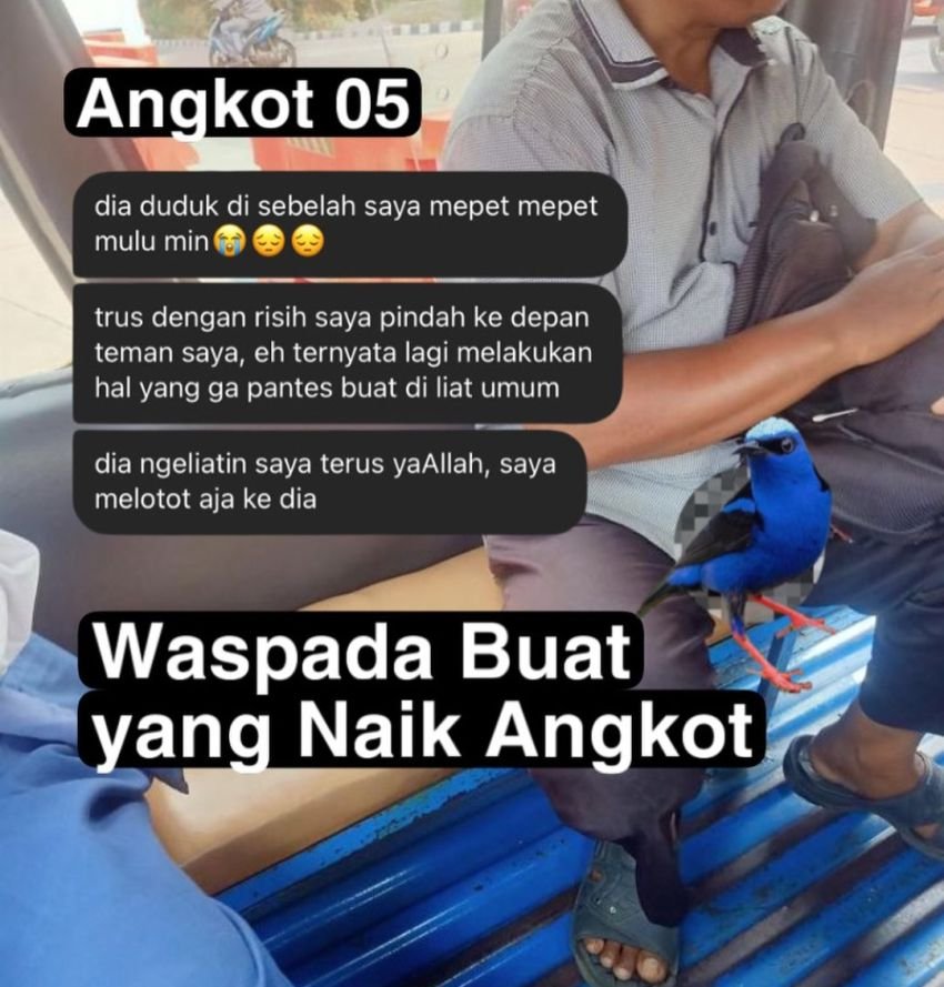 Pria Paruh Baya di Depok Pamer Alat Kelamin Dalam Angkot, Polisi Buru Pelaku