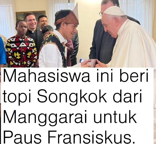 Viral Mahasiswa Manggarai-NTT Bertemu Paus di Roma, Ini Kisahnya Mendapat Kesempatan Langka