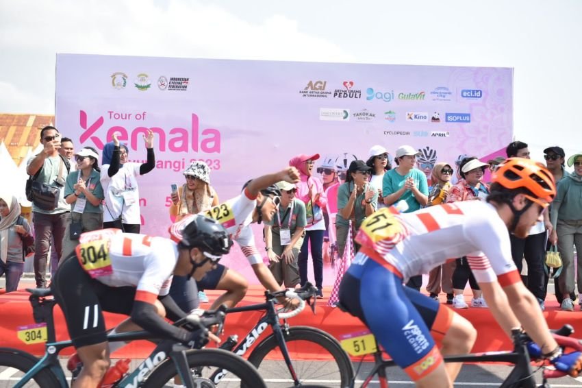 Hari Pertama Tour of Kemala Race 128 Km Sukses Digelar
