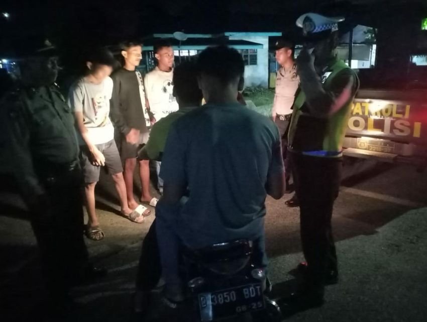 Gencar Patroli Blue Light, Polsek Kualuh Hulu Tekan Peredaran Narkoba