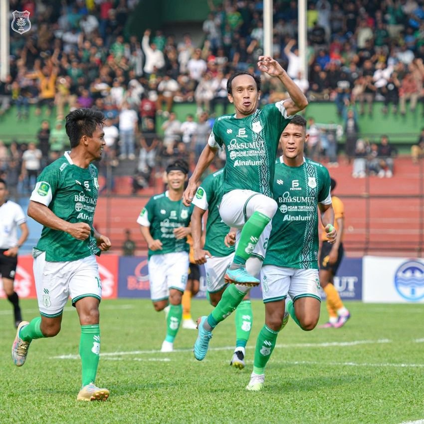 Menang Telak dari PSDS, PSMS Medan Salip Sriwijaya FC di Klasemen Liga 2