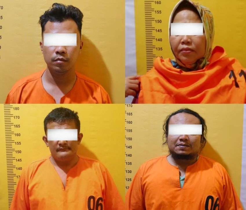Culik dan Sekap IRT, 4 Diduga Debt Collector Ditangkap Polisi, Oknum PNS Terlibat Masih DPO