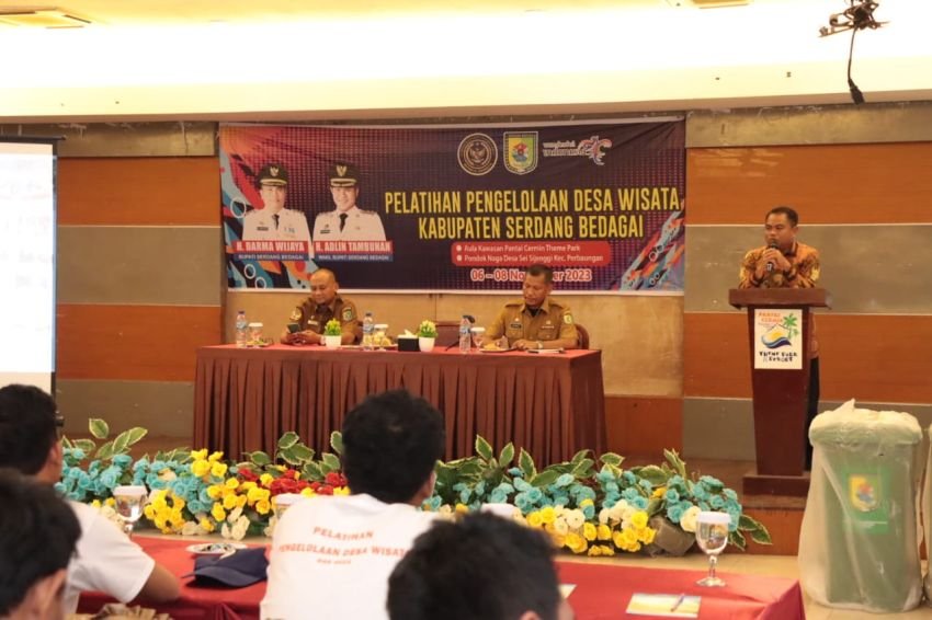 Tingkatkan Pertumbuhan Ekonomi, Pemkab Sergai Gelar Pelatihan Pengelolaan Desa Wisata