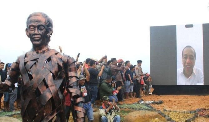 Pembangunan Patung Jokowi di Karo Telan Biaya Rp 2,5 M