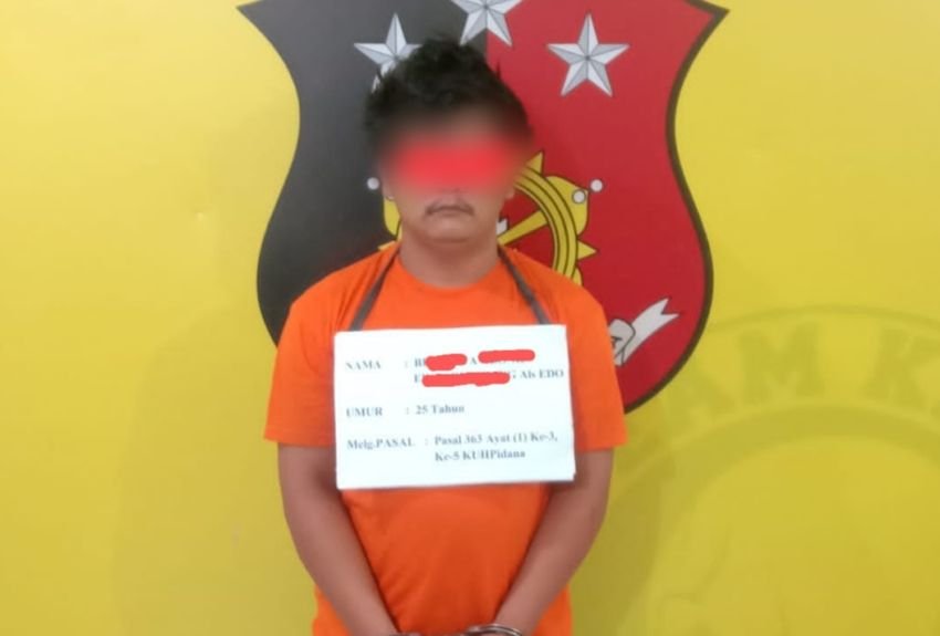 Gondol Peralatan Bengkel, Edo Diringkus Polsek Kualuh Hulu