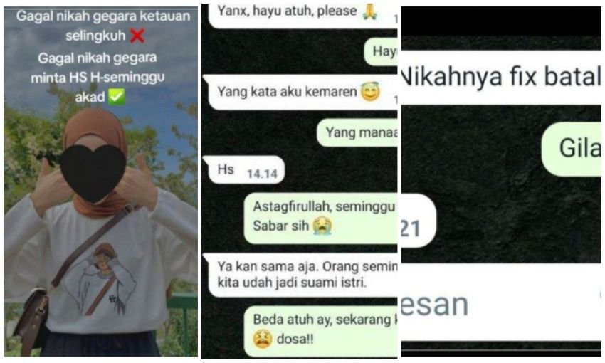 Viral Curhatan Gadis Berhijab Batal Nikah Gegara Calon Suami Minta Berhubungan Badan H-7 Akad