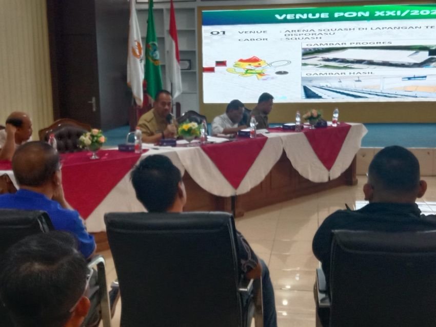 Kadispora Pimpin Rakor Visitasi dan Finalisasi 34 Cabor PON XXI Wilayah Sumut
