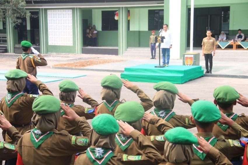 Kwarda Kepanduan Hizbul Wathan Pemalang Gelar Lomba Ketangkasan di Lapangan Makodim 0711.