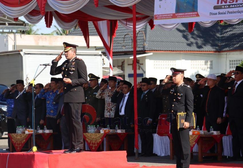 Kapolres Madina Pimpin Upacara Hari Pahlawan Nasional 2023