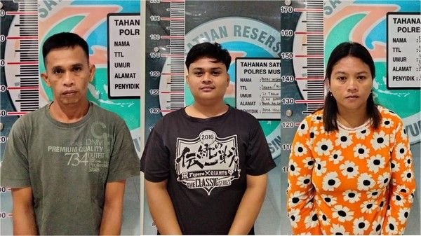 Edarkan Sabu, Sekeluarga di Sumsel Ditangkap Polisi