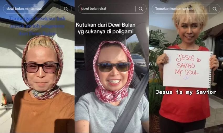 TERUNGKAP! Ini Nama Asli Dewi Bulan, Penista Agama Islam dan Tantang Allah SWT