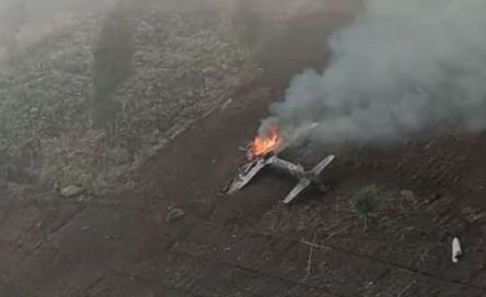 BREAKING NEWS: Pesawat TNI AU Hancur Usai Jatuh di Jawa Timur, Kondisinya Parah