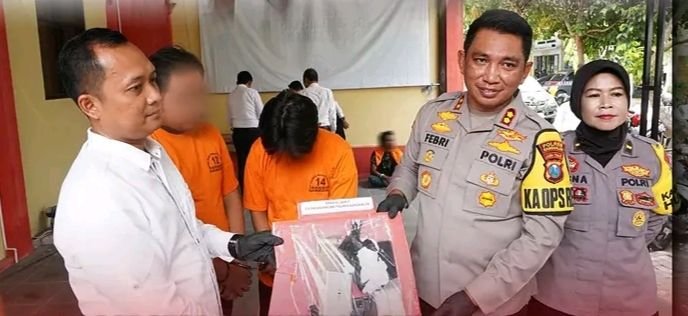 100 Gram Paket Sabu Diamankan Polres Bangkalan, Berikut Tersangkanya