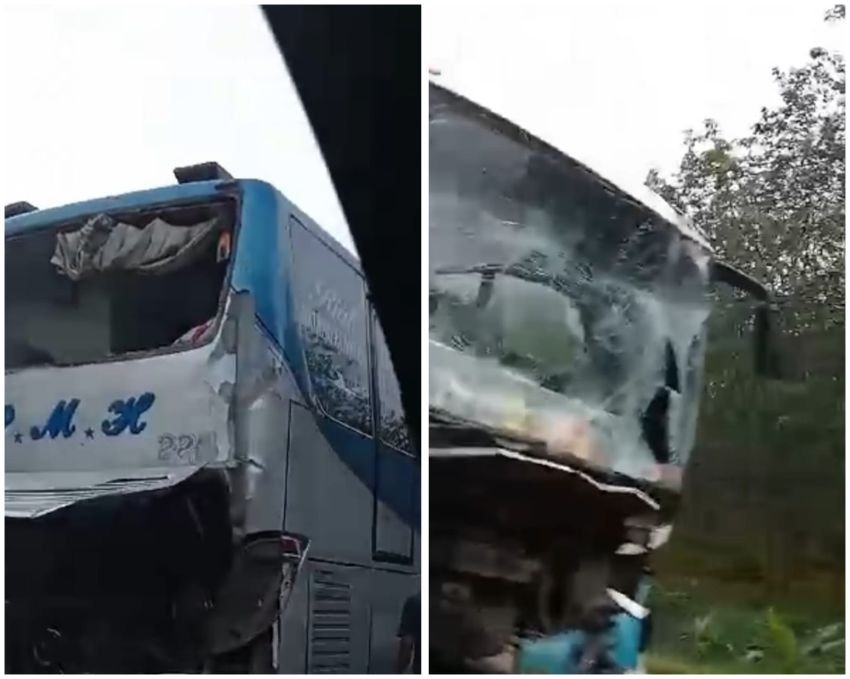 PMH vs Bus Pariwisata di Aek Natas Labura, Jalinsum Macet Total 7 Jam