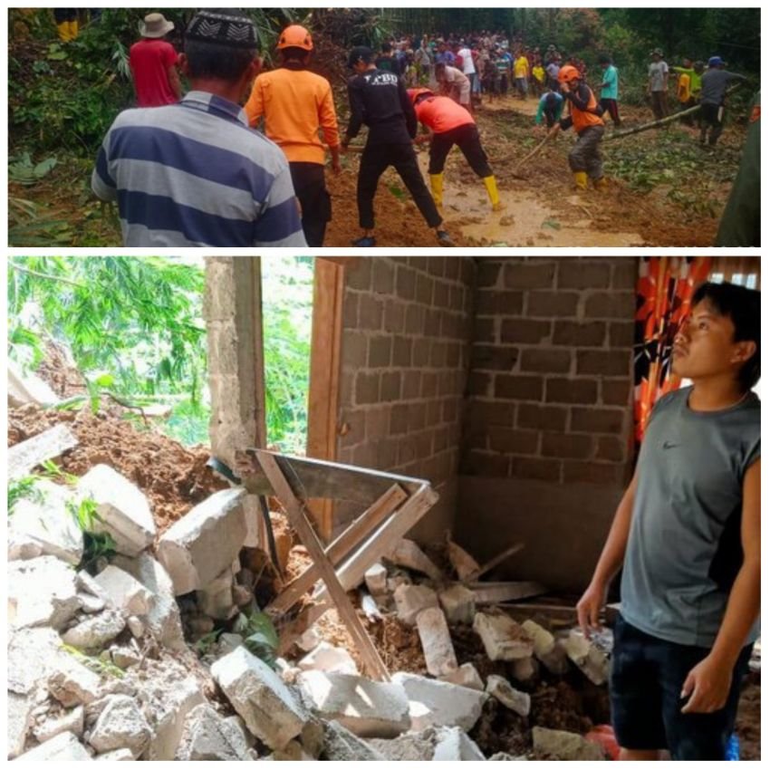Banjir dan Longsor Terjang Limapuluh Kota, Lalin Macet 6 Km-Satu Rumah Warga Rusak