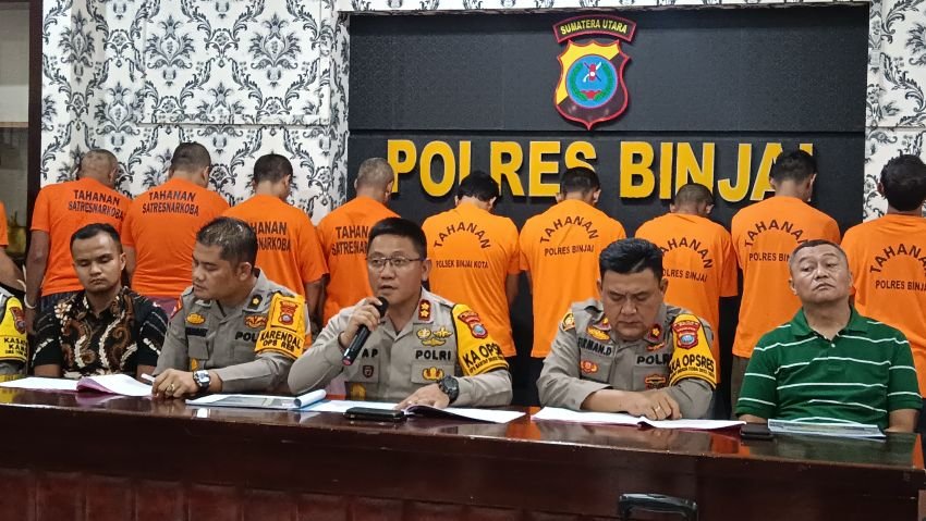 172 Kasus Narkoba Ditangani Polres Binjai Selama Tahun 2023