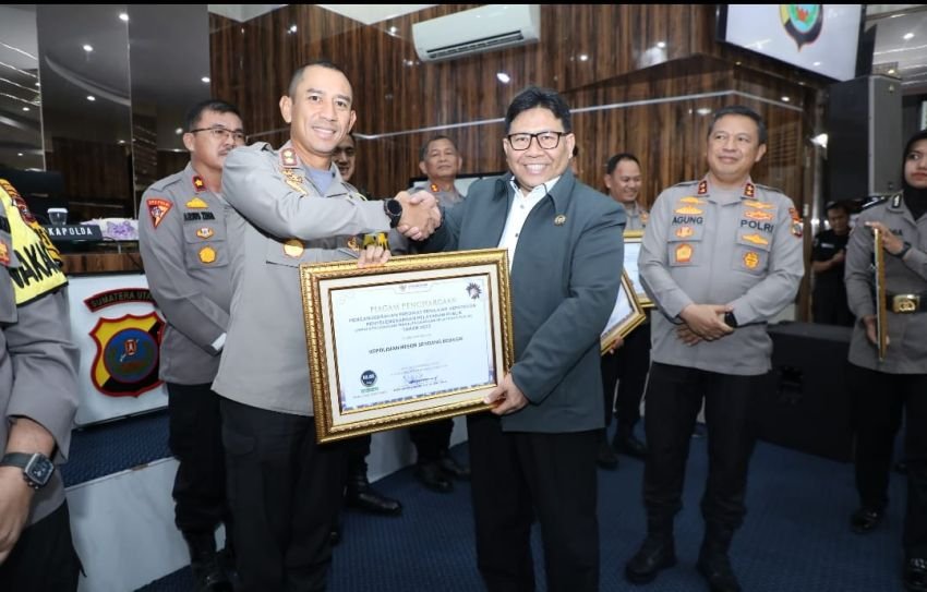 Kapolres Sergai Terima Penghargaan dari Ombudsman RI, Raih Opini Kualitas Tertinggi