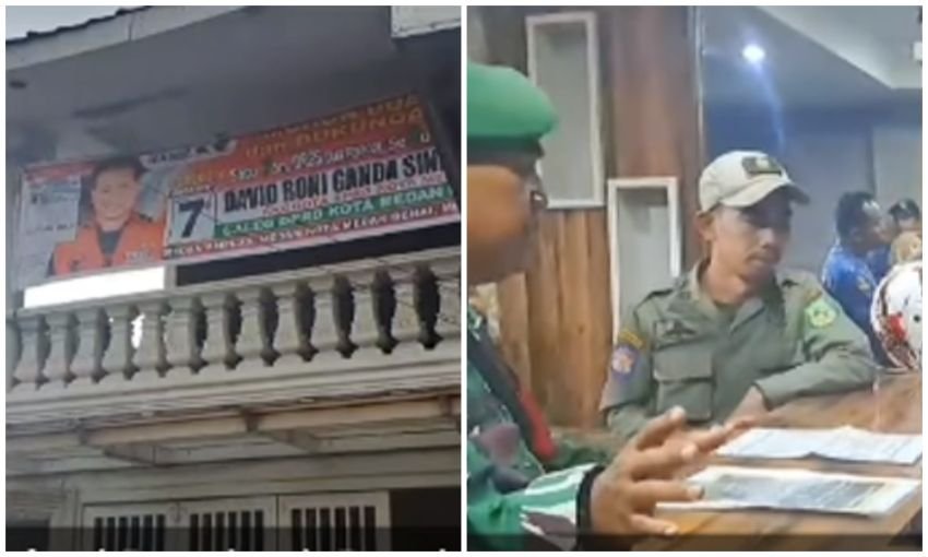Petugas Gabungan Gerebek Penginapan Milik Caleg di Medan