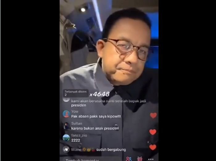 Live TikTok Perdana, Anies Baswedan Langsung Trending