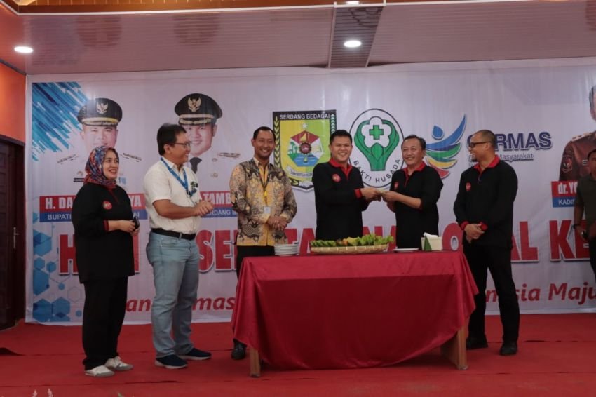 Peringati HKN ke-59, Wabup Sergai Ajak Seluruh Pihak Wujudkan 6 Pilar Transformasi Kesehatan