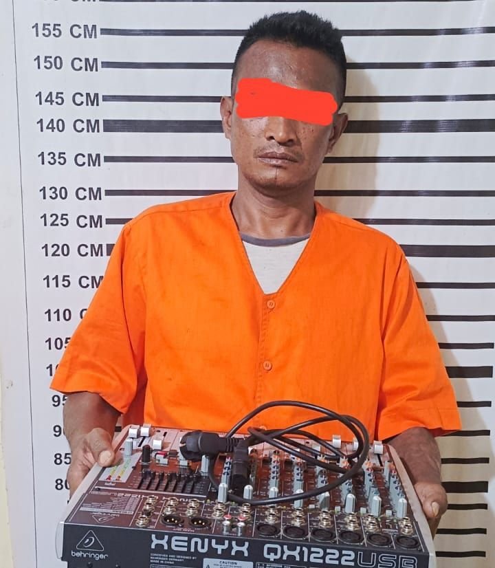 Curi Sound System Masjid Raya Pangkalan Brandan, Pria Pengangguran di Langkat Diringkus Polisi