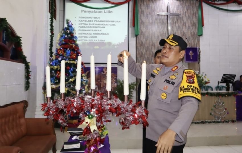 KB Polres Padangsidimpuan Rayakan Natal 2023