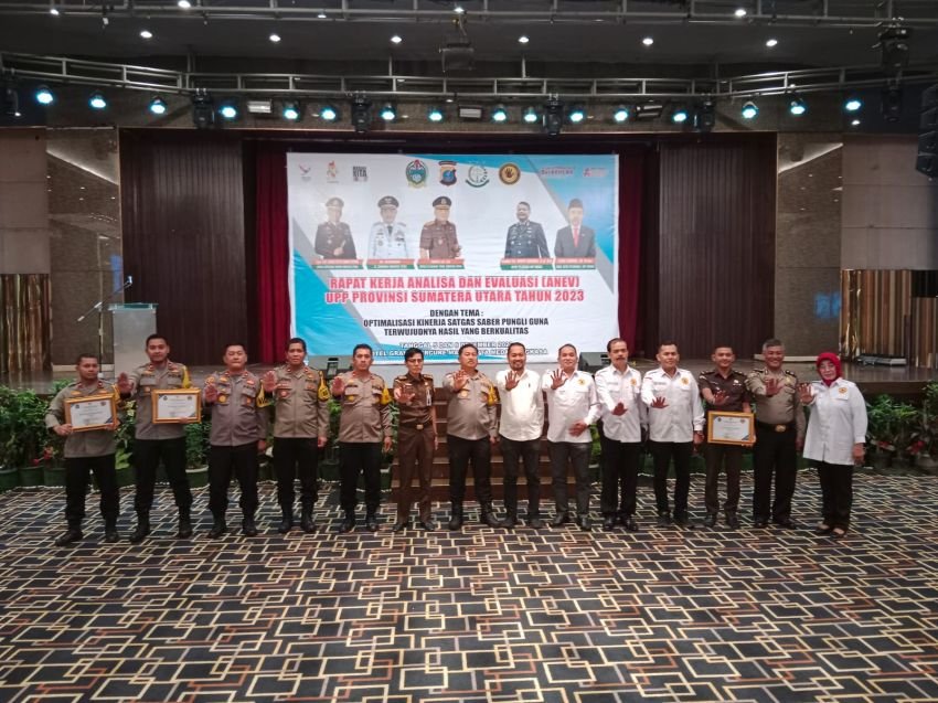 Polres Labuhanbatu Peroleh Penghargaan Terbaik I dan Terbaik III dari UPP Saber Pungli Provinsi Sumut