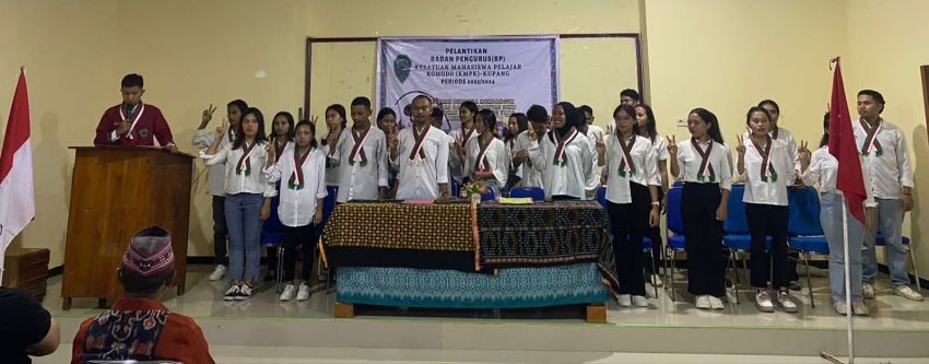 Regenerasi Kepemimpinan Organisasi, KMPK Kupang Lantik BP 2023/2024.