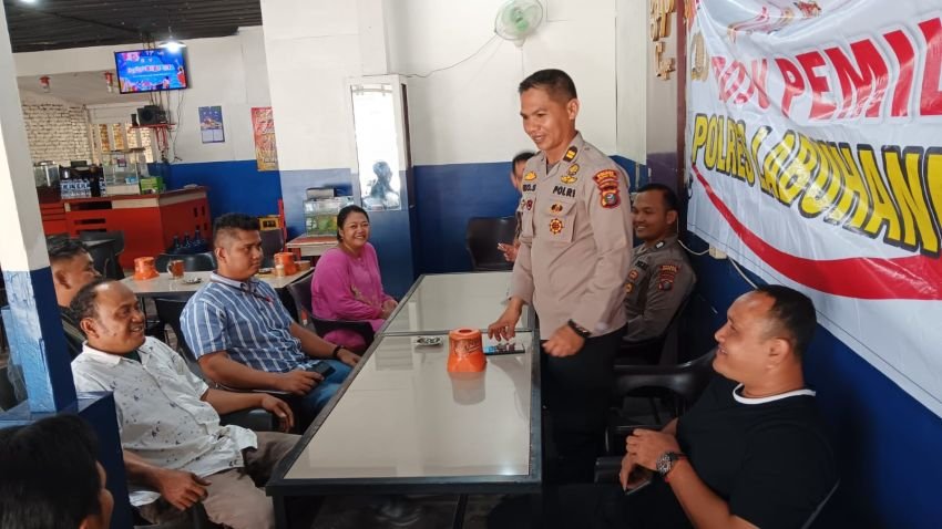 Cipkon Jelang Pemilu 2024, IPTU Eko Sanjaya SH MH Serap Informasi Masyarakat