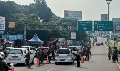 38.000 Kendaraan Tercatat Masuk Jalur Puncak Bogor Libur Nataru
